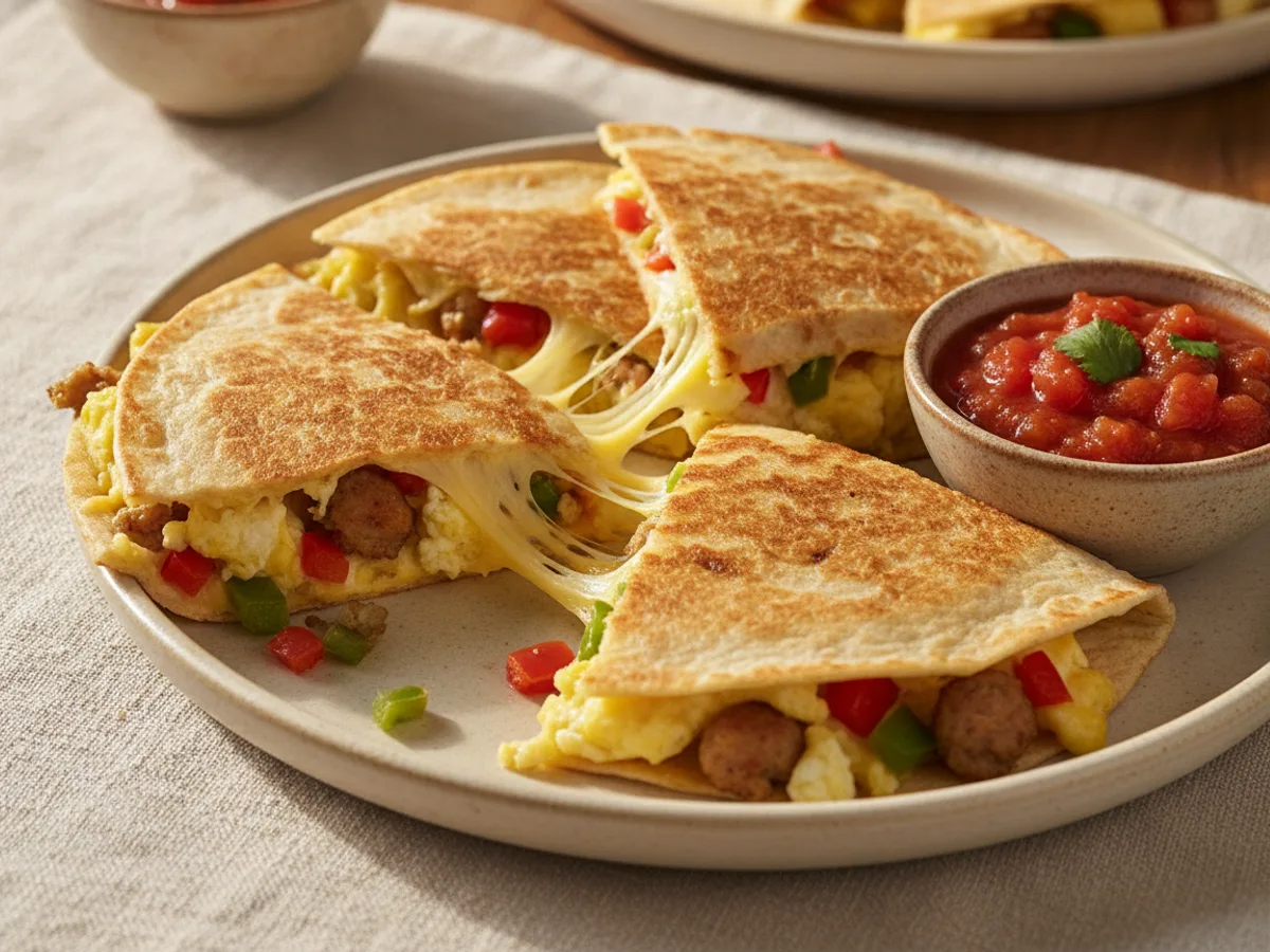 Breakfast quesadilla