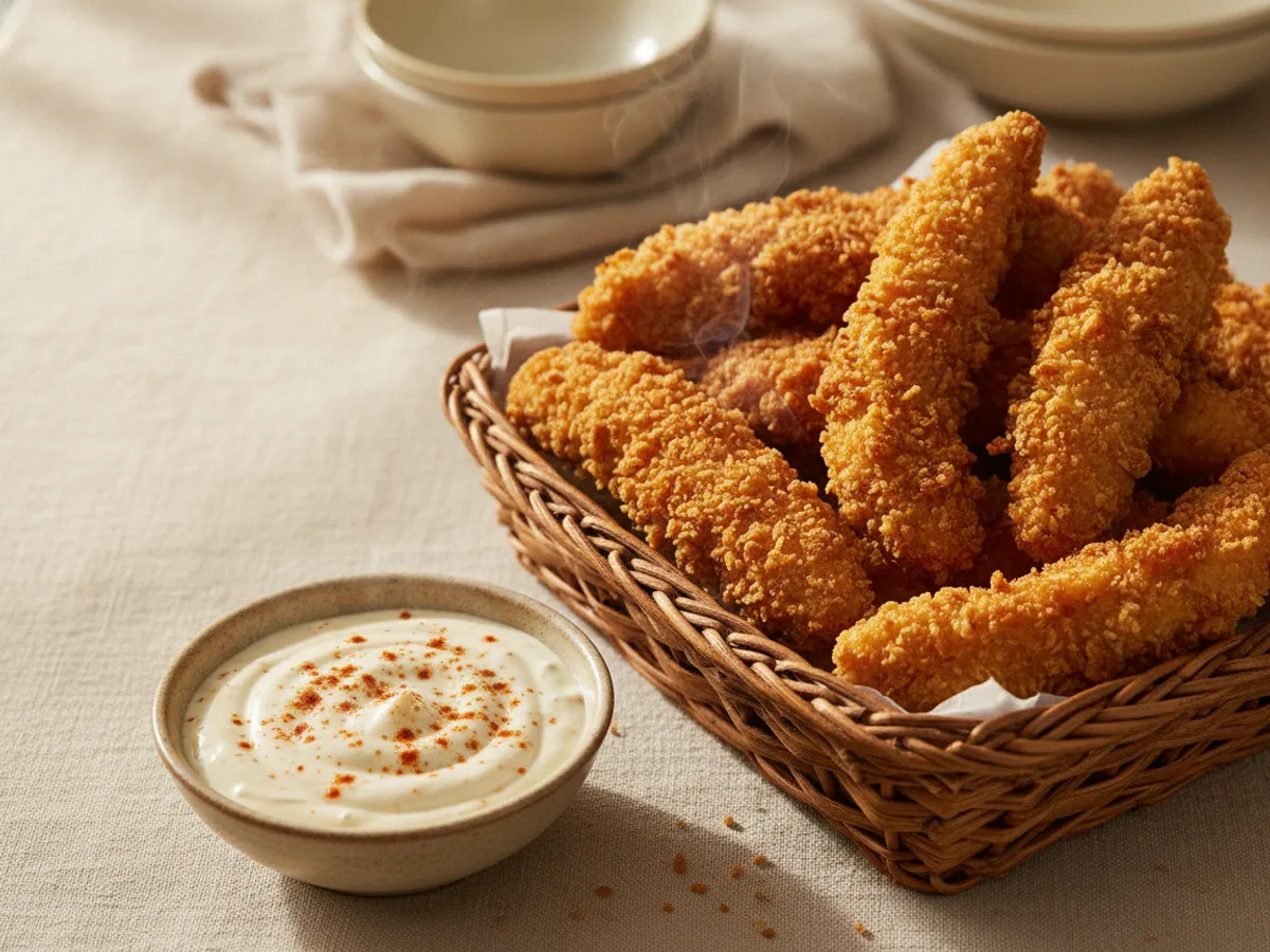 Crispy chicken tenders